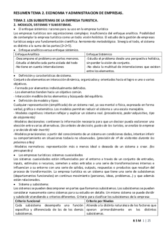 Resumen tema 2. Economia y administracion de empresas..pdf