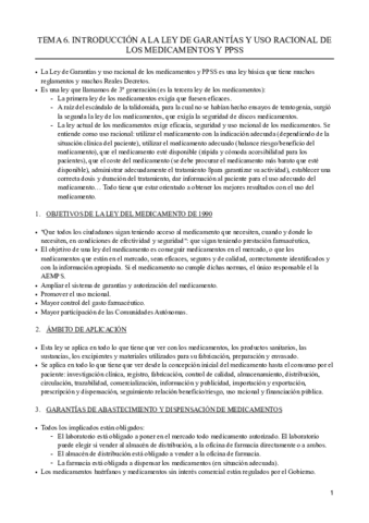 TEMA 6. INTRODUCCIÓN A LA LEY DE GARANTÍAS Y USO RACIONAL DE LOS MEDICAMENTOS Y PPSS.pdf