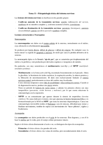 Tema 11 - Fisiopatología tóxica del sistema nervioso.pdf