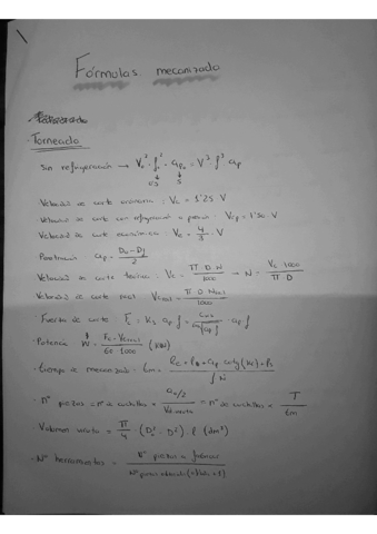 fórmulas mecanizado.pdf