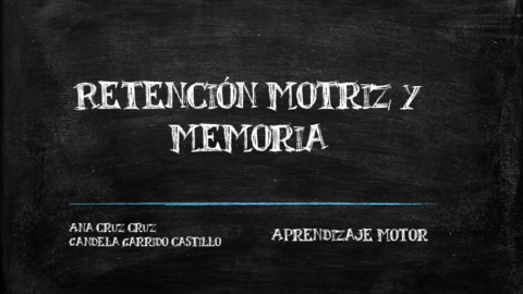 Retención motriz y memoria.pdf