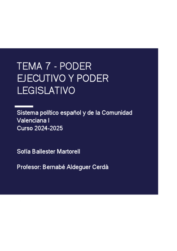 Tema 7 - Poder ejecutivo y poder legislativo.pdf