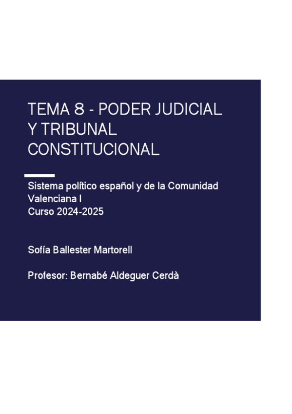 Tema 8 - Poder judicial y tribunal constitucional.pdf