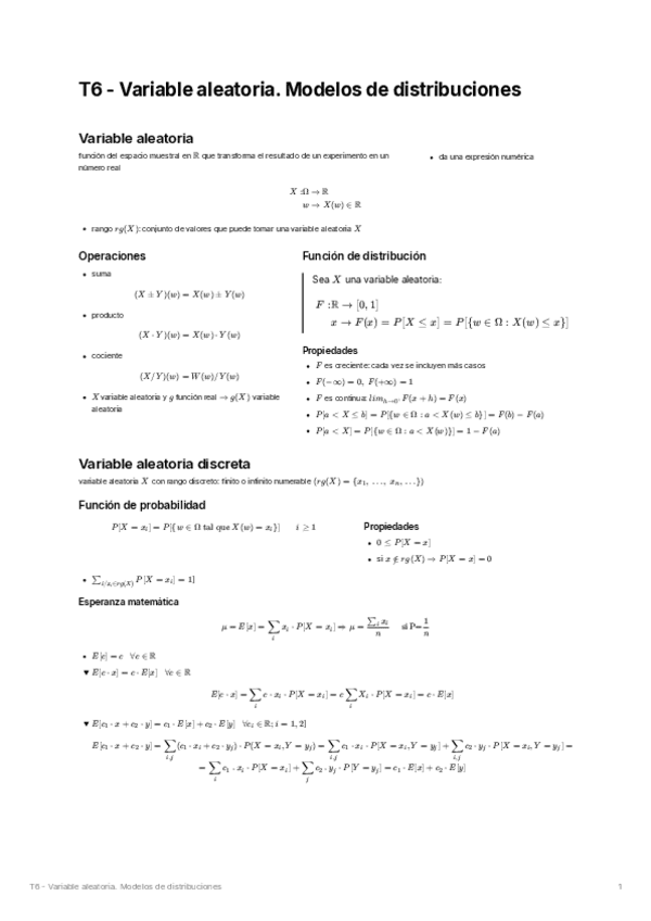 T6 - Variable aleatoria. Modelos de distribuciones.pdf