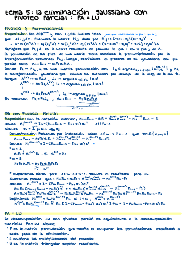 Tema-5-La-eliminación gaussina con pivoteo parcial: PA = LU.pdf