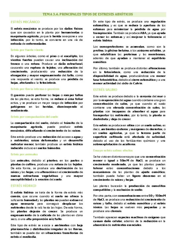 Tema 3.4 Fisiología vegetal, Principales tipos de estrés abióticos.pdf