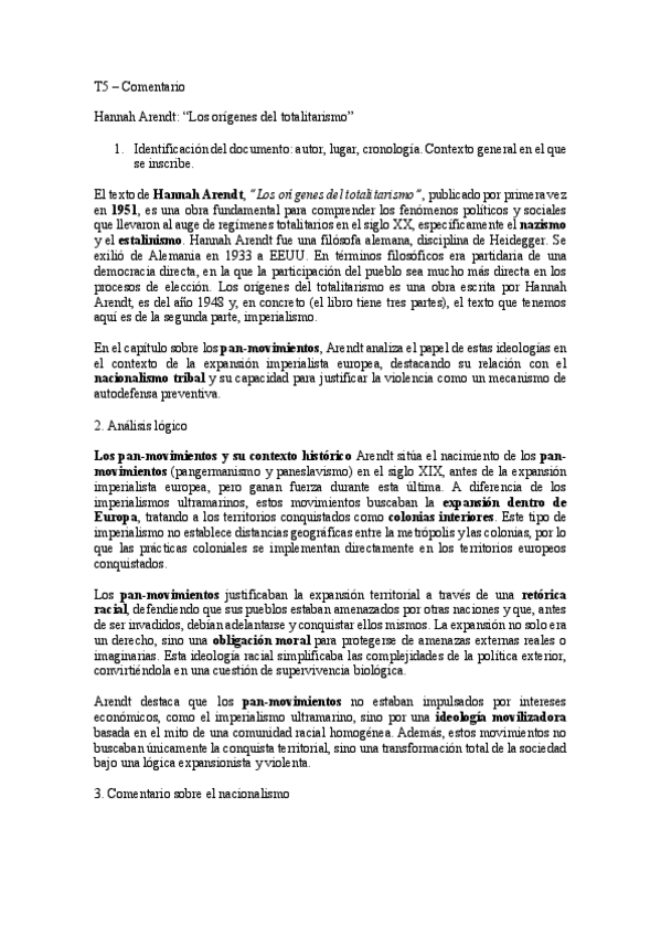 T5 - Comentario: Hannah-Arendt-Los-origenes-del-totalitarismo.pdf