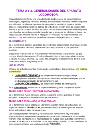 Tema 2 Y 3. Generalidades aparato locomotor..pdf