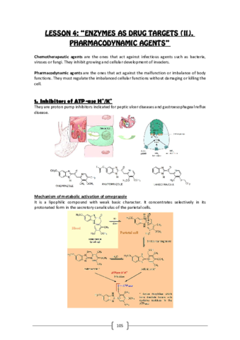 Lesson 4.0 (Enzymes as drug targets 2. Pharmacodynamic agents).pdf