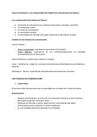 Tema 2 Enseñanza_ Los componentes del sistema de comunicación de Shanon.pdf