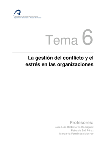 TEMA 6_ La gestión del conflicto y el estrés en las organizaciones_nuevo 2016.pdf