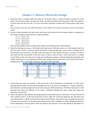 Exercises Memory Hierarchy.pdf
