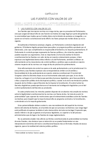 CAPÍTULO VII LAS FUENTES CON VALOR DE LEY.pdf
