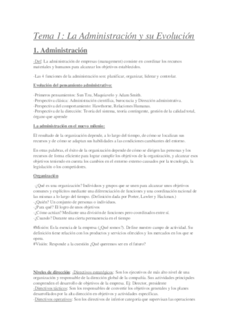 Administración de empresas Tema 1.pdf