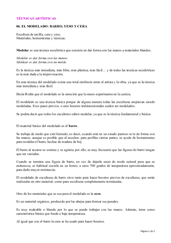 06. EL MODELADO. BARRO YESO Y CERA.pdf