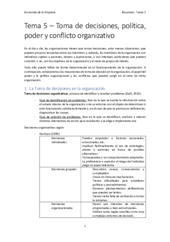 Resumen Tema 5 - Economia de la Empresa.pdf