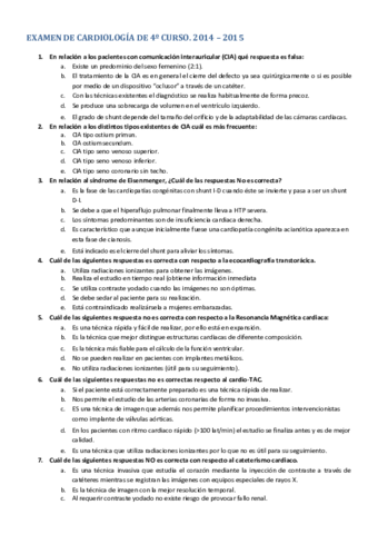 Examen Cardiología 2015.pdf
