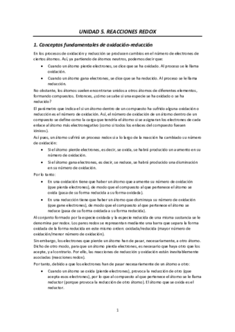 Unidad 5. Reacciones redox (apuntes).pdf
