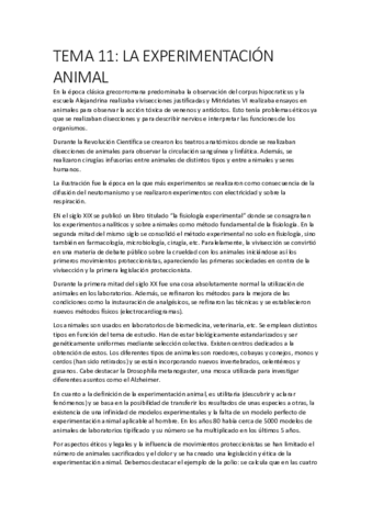 TEMA 11. LA EXPERIMENTACIÓN ANIMAL.pdf