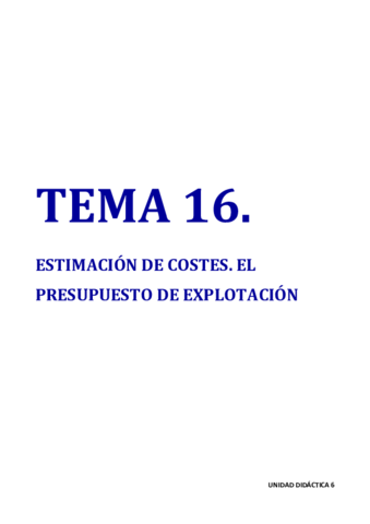 Tema 16. Estimación Costos- Presupuesto Explotación WORD.pdf