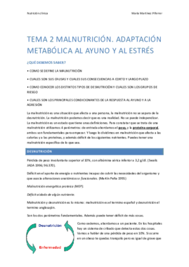 Tema 2 Malnutricion. Adaptación Metabólica al Ayuno y al Estrés..pdf