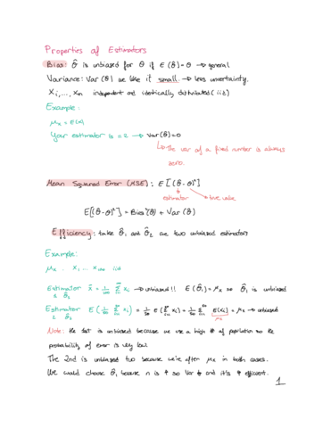 Properties of estimators and Central Limit Theory.pdf