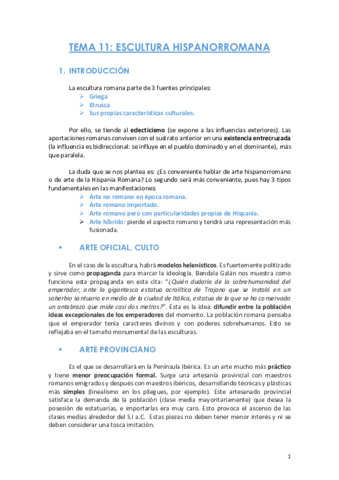 TEMA 11 - ESCULTURA HISPANORROMANA.pdf