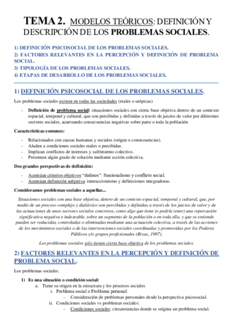 TEMA 2. Modelos teóricos; definición y descripción de los Problemas Sociales..pdf