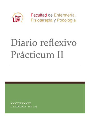 Diario reflexivo Prácticum II - wuolah.pdf