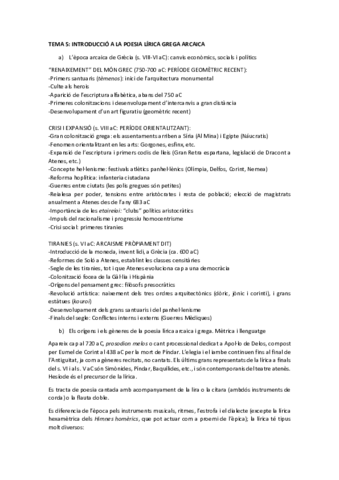 TEMA 5 - NTRODUCCIÓ A LA POESIA LÍRICA GREGA ARCAICA.pdf