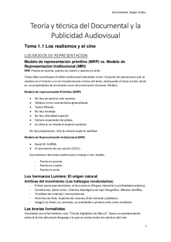 Teoría y técnica del Documental y la Publicidad Audiovisual (Documental examen 1).pdf