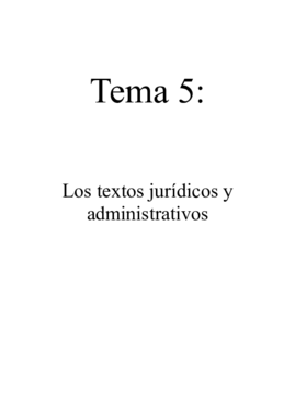 Tema 5; Los textos administrativos y jurídicos.pdf