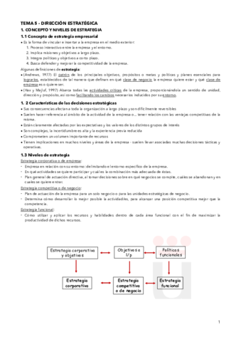 TEMA 5 - Dirección estratégica.pdf