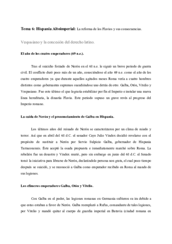 Tema 6_ Hispania Altoimperial_ La reforma de los Flavios y sus consecuencias. .pdf