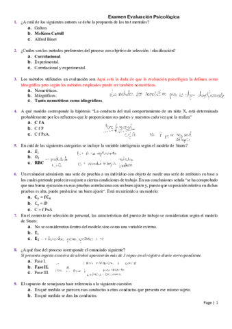 EXAMENES CORREGIDOS de evaluaciÃ³n psicologica 1.pdf