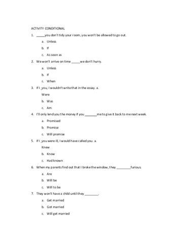 Exercise - Grammar unit 6 - Conditionals.pdf