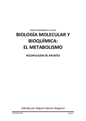 APUNTES Biología Molecular y Bioquímica - El Metabolismo.pdf