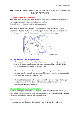 INMUNOLOGÍA APLICADA - Tema 13-14 - INMUNOSENESCENCIA.pdf