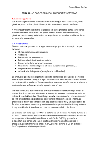 BIOTECNOLOGÍA MICROBIANA - Tema 12 - ACIDOS ORGÁNICOS.pdf