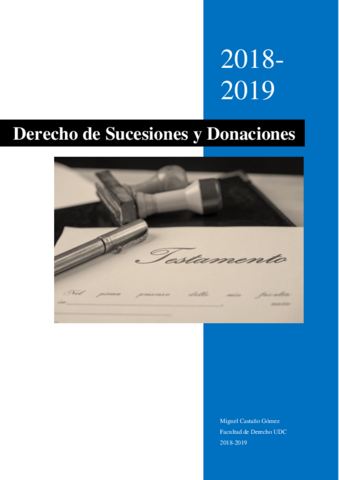 Derecho de Sucesiones y Donaciones - Apuntes.pdf