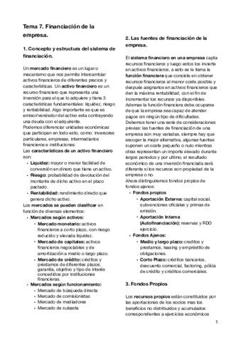 Tema 7. Financiacion de la Empresa (Apuntes).pdf