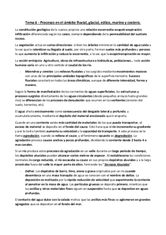 Tema 6 - Procesos en el ámbito fluvial- glacial, eólico, marino y costero..pdf