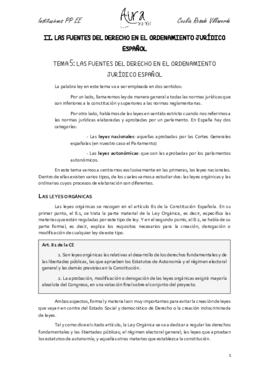 TEMA 5 LAS FUENTES DEL DERECHO EN EL ORDENAMIENTO JURÍDICO ESPAÑOL.pdf