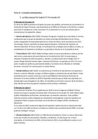 Tema 11 - La España Contemporánea.pdf