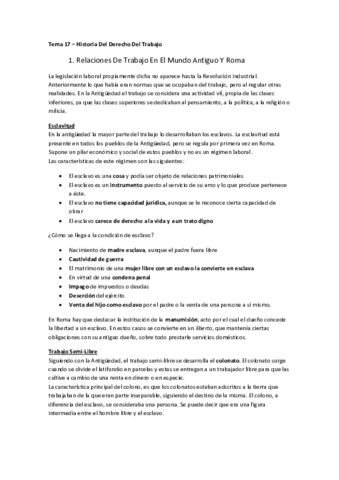 Tema 17 - Historia Del Derecho Del Trabajo.pdf