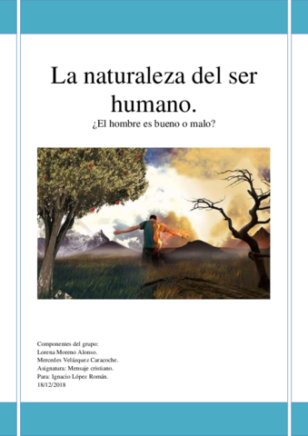 La naturaleza del ser humano..pdf