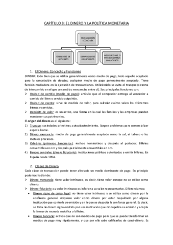 Capítulo 8 - El Dinero y la Política Monetaria.pdf