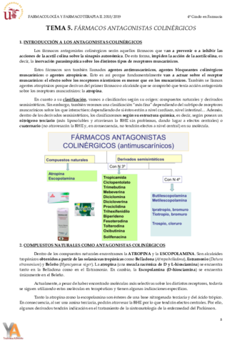 TEMA 5 FÁRMACOS ANTAGONISTAS COLINÉRGICOS.pdf