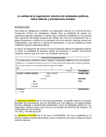 La validez de la negociación colectiva de empleados públicos sobre salarios y prestaciones sociales.pdf