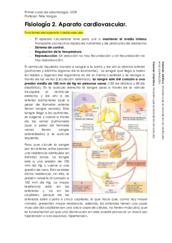 Fisiología 2. Aparato cardiovascular..pdf